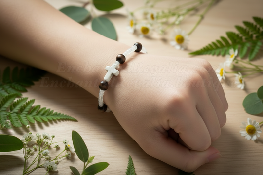 Beaded Cross Bracelet