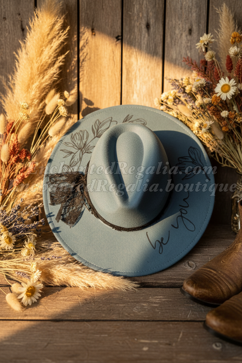 Carolina Blue Fedora Hat