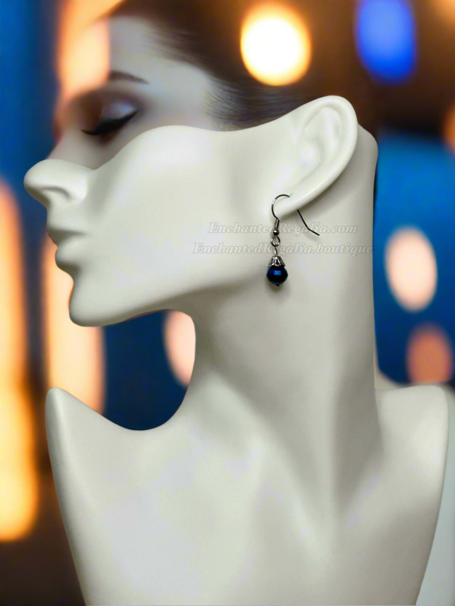 Tasteful Blues Dangle Earrings