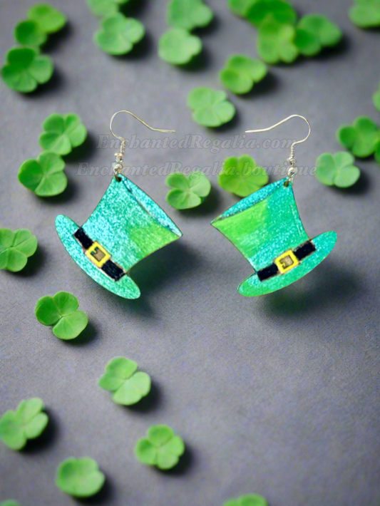 Lucky Hat Dangle Earrings