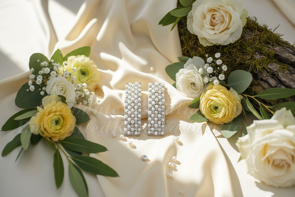 Mirrored Promise Hair Clips