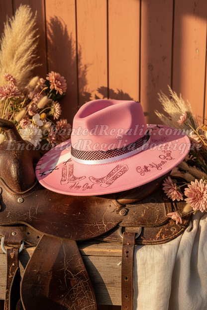 Blushin' Jillaroo Fedora Hat