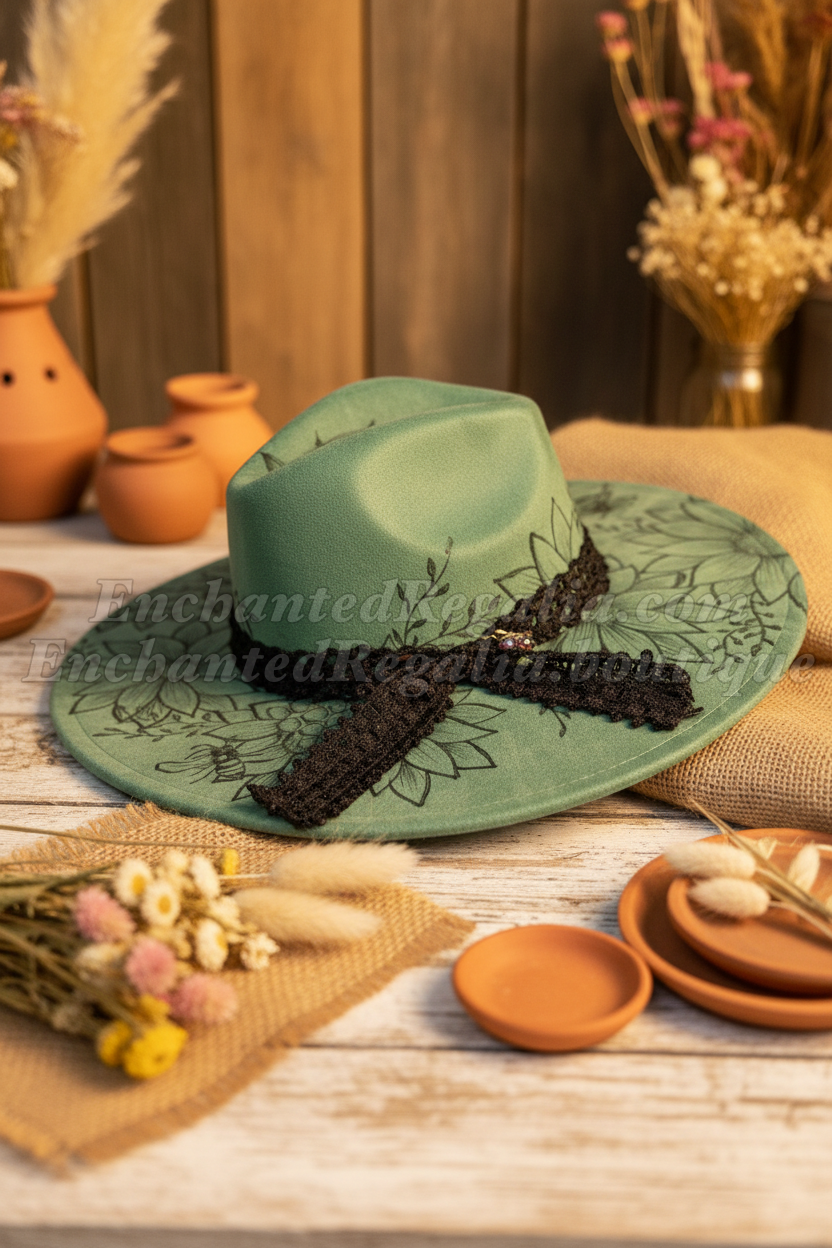 Buzzing Bloom Fedora Hat