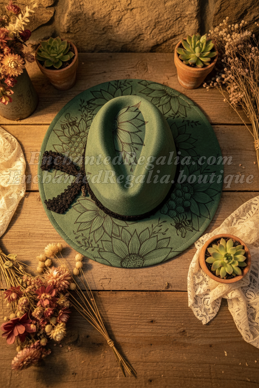 Buzzing Bloom Fedora Hat