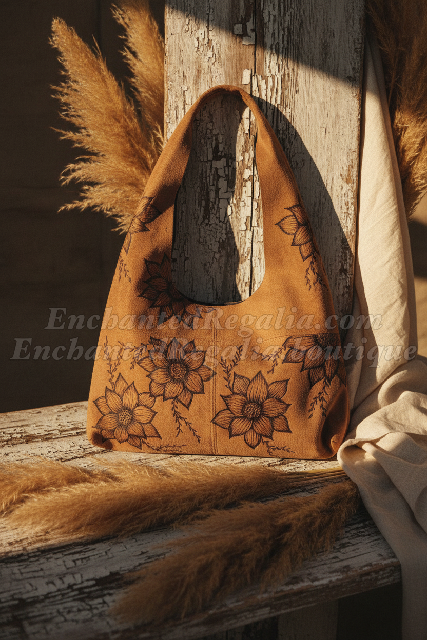 Boho Hobo Bag & Makeup Bag Bundle