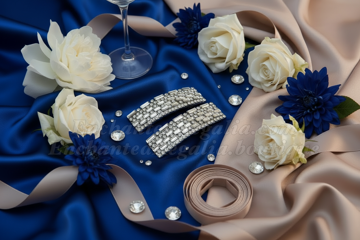 Mirrored Promise Hair Clips