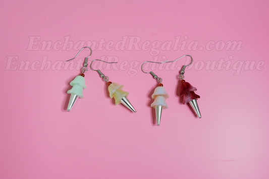 Icecream Cone Dangle Earrings