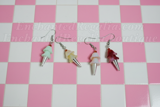 Icecream Cone Dangle Earrings