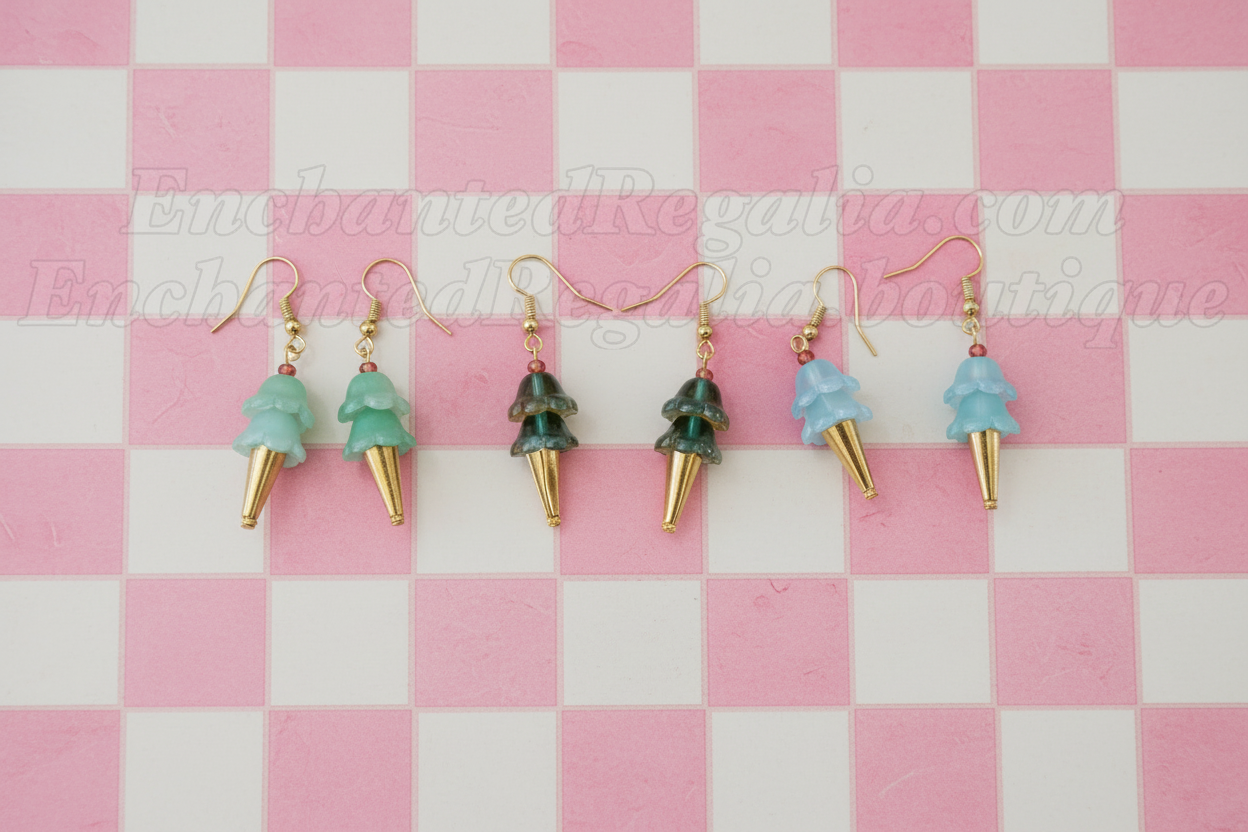 Icecream Cone Dangle Earrings