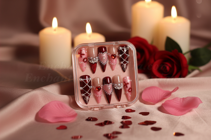 Enchanted Regalia x Klaws.By.Karley Valentine's Nail Set