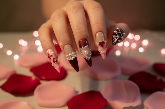 Enchanted Regalia x Klaws.By.Karley Valentine's Nail Set