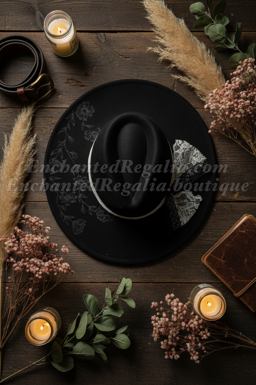 Lace Cosmos Fedora Hat