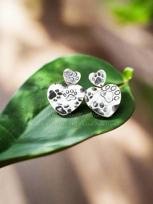 Love Imprint Stud Earrings