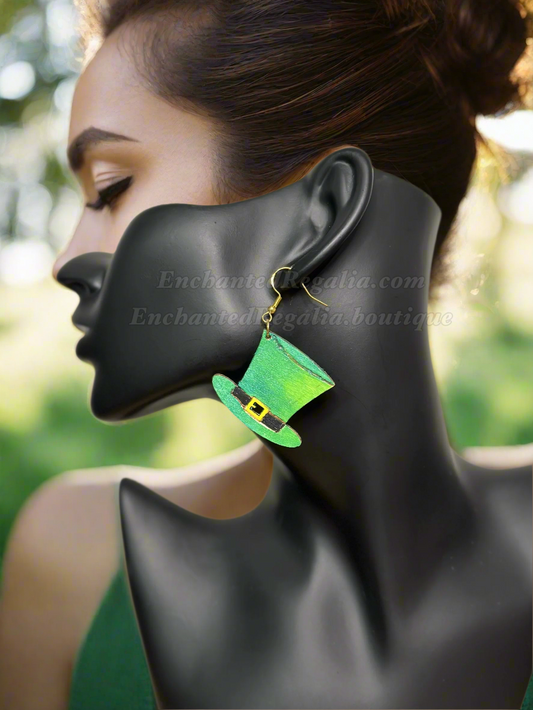 Lucky Hat Dangle Earrings