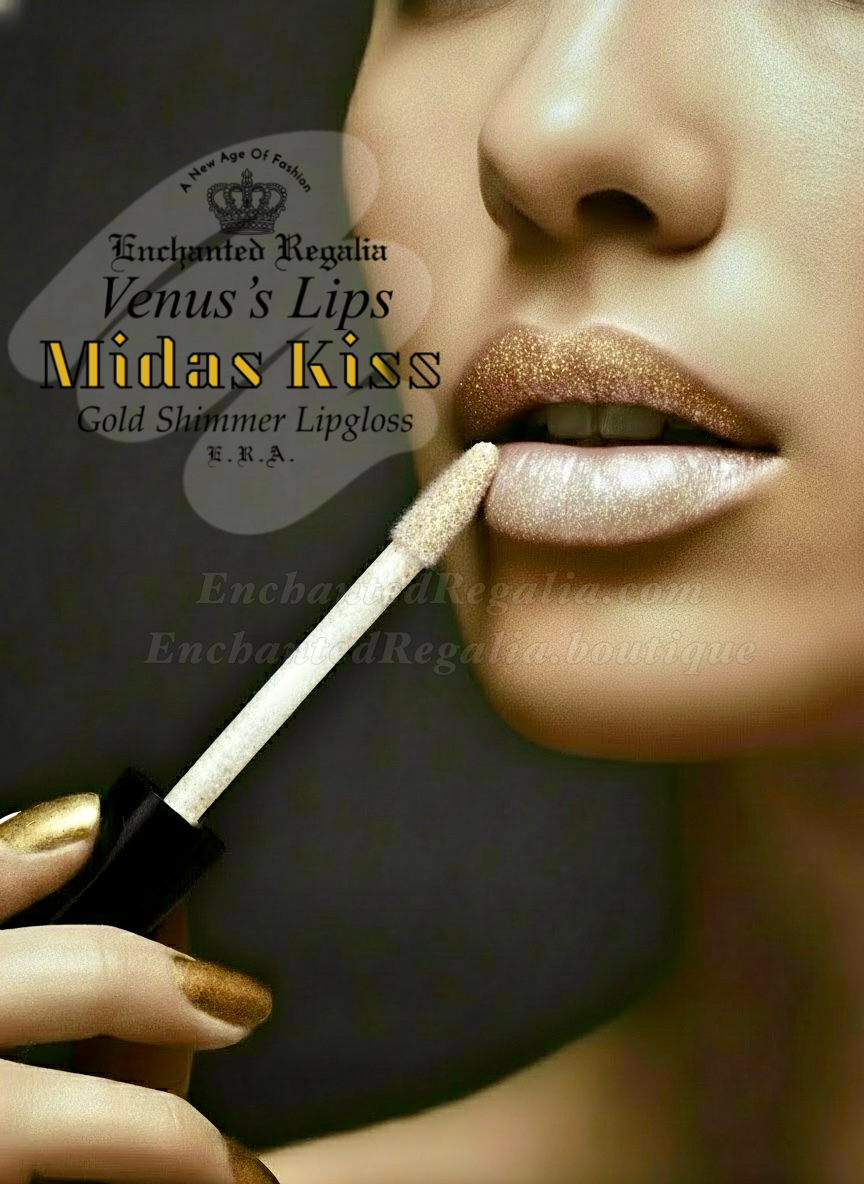 Venus's Lips Midas Kiss Gold Shimmer Lip Gloss