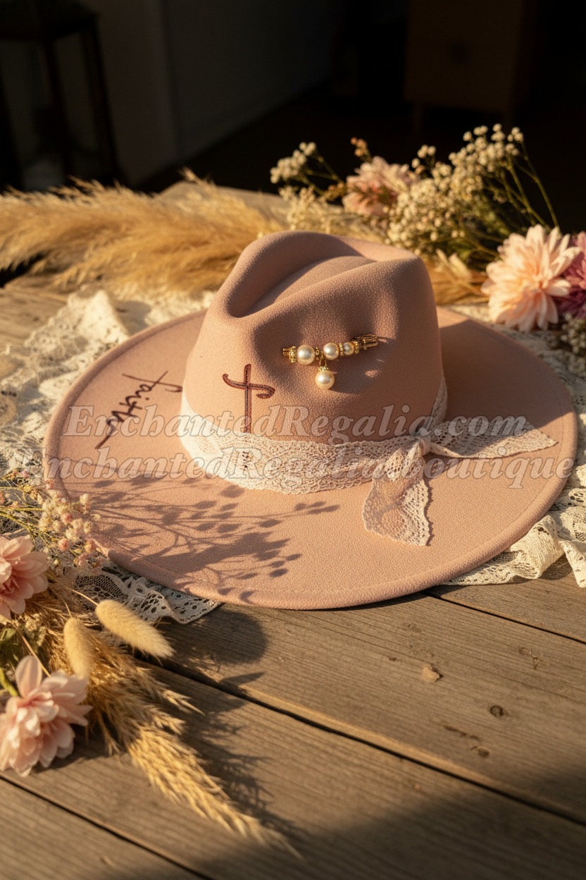 Pastel Faith Fedora Hat