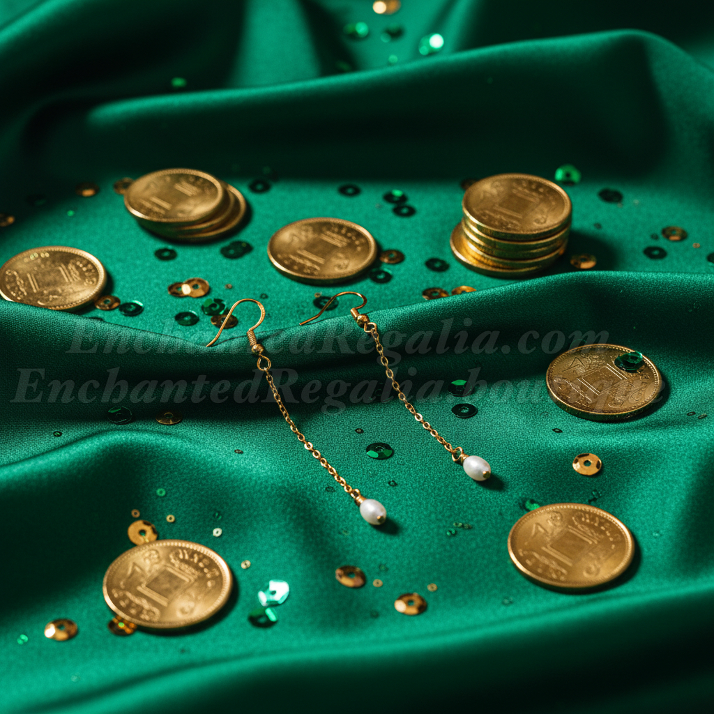 Perlas De Parejas Dangle Earrings