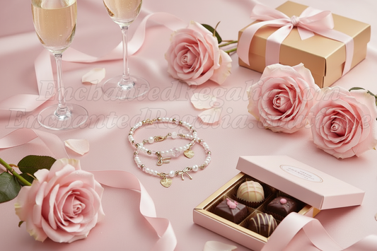 Hearts & Bows Bracelet Set