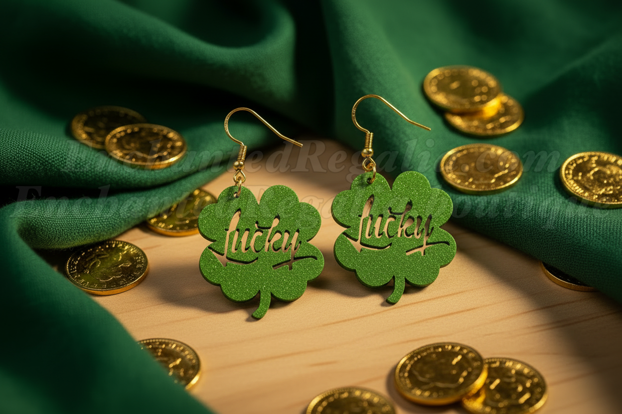 Shamrock Dangle Earrings