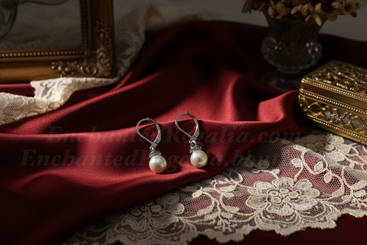 Perlas Clásicas Clasp Earrings