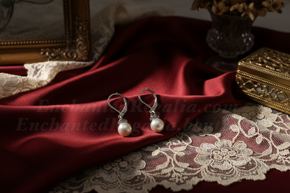 Perlas Clásicas Clasp Earrings