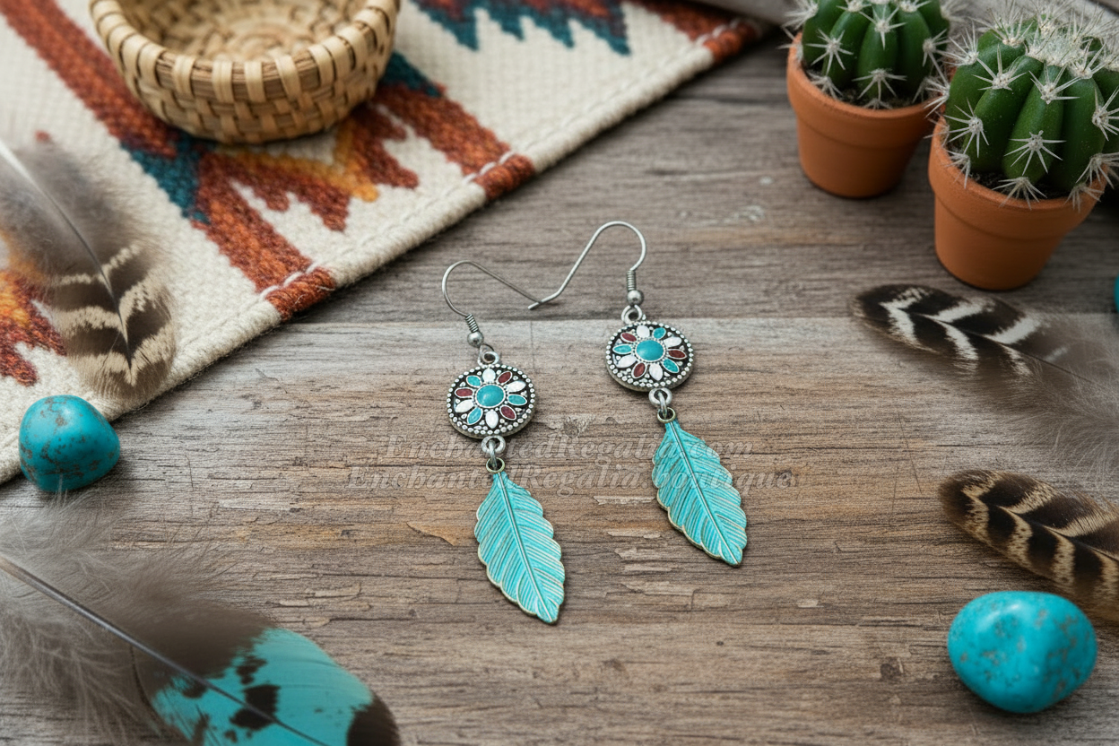 Wind Talker Dangle Earrings