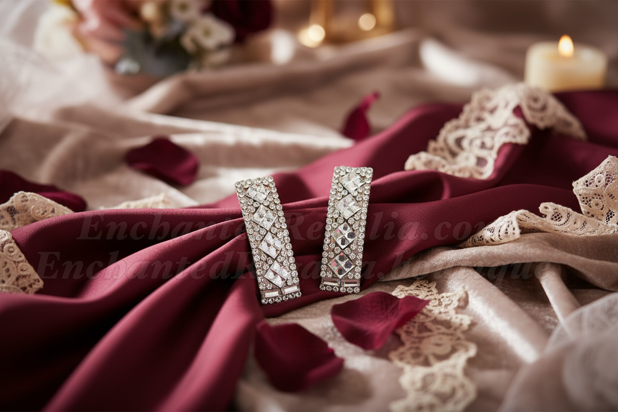 Mirrored Promise Hair Clips