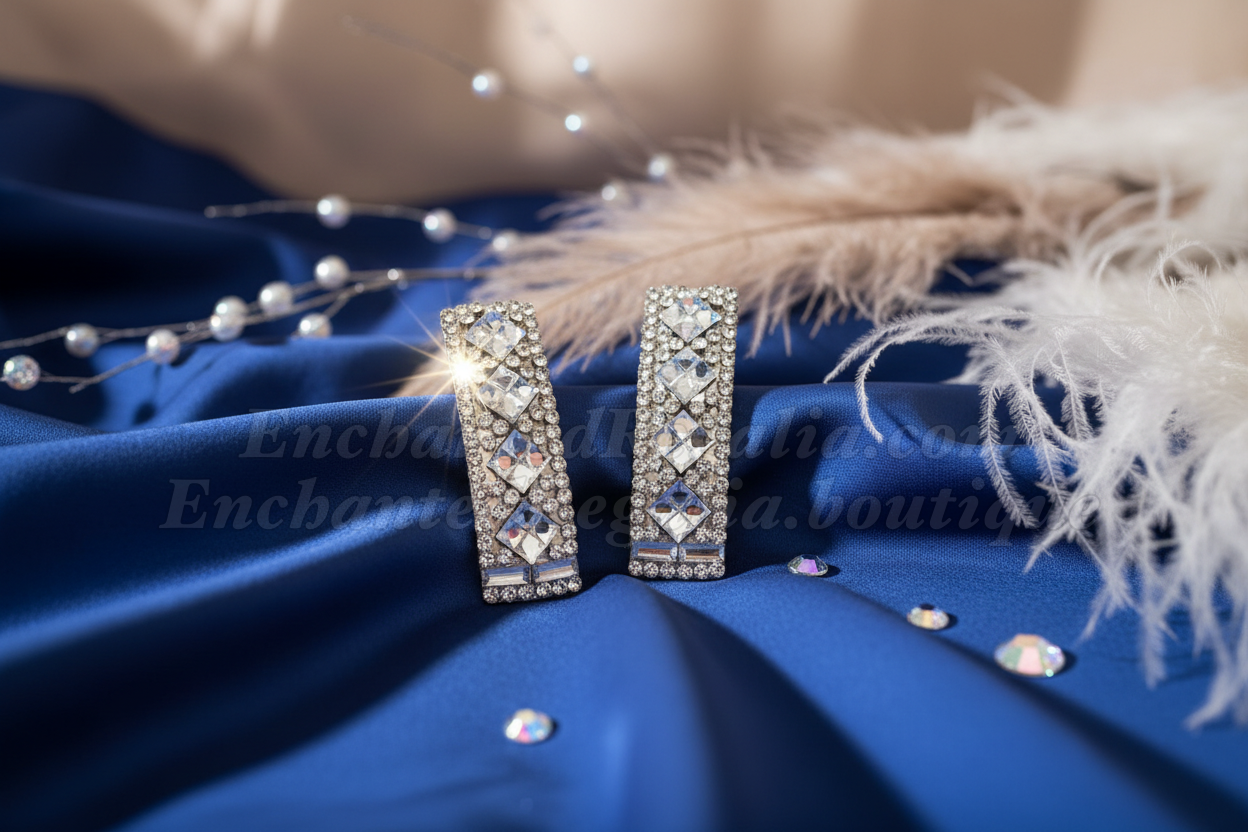 Mirrored Promise Hair Clips