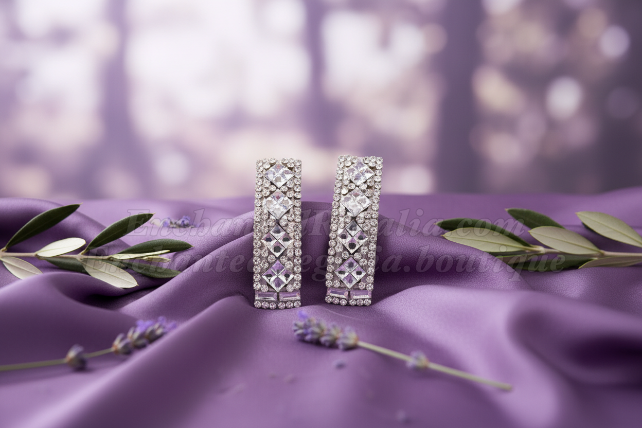 Mirrored Promise Hair Clips