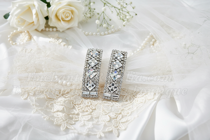 Mirrored Promise Hair Clips