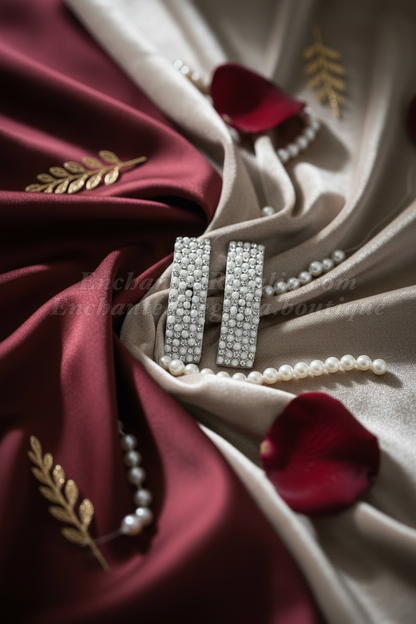 Mirrored Promise Hair Clips