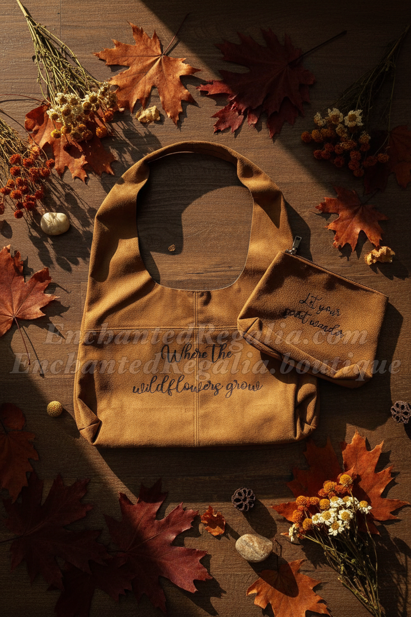 Boho Hobo Bag & Makeup Bag Bundle