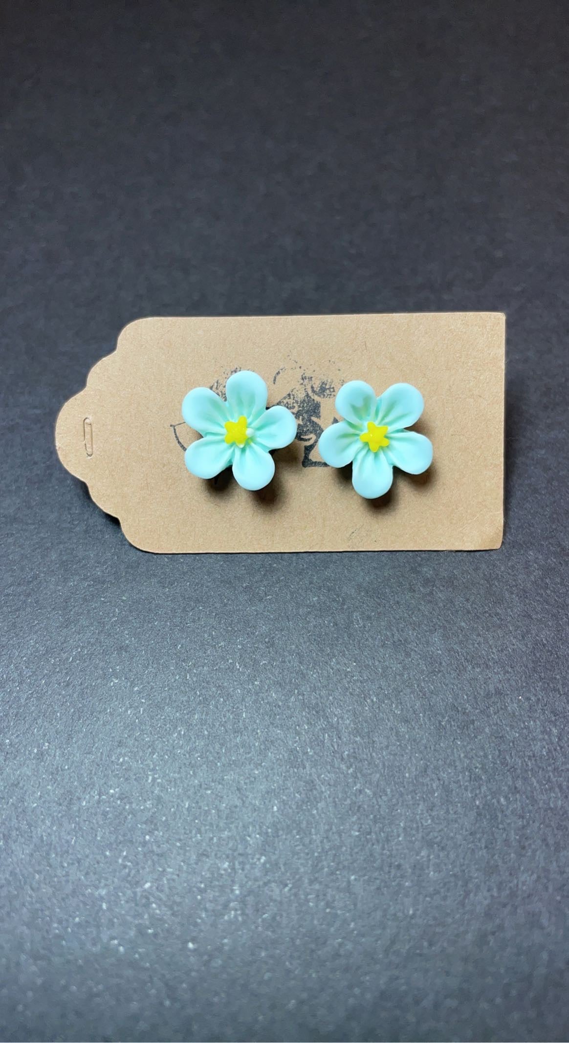 Multicolor Vibrant Pastel Flower Studs