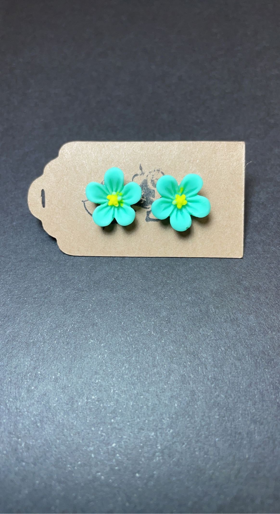 Multicolor Vibrant Pastel Flower Studs